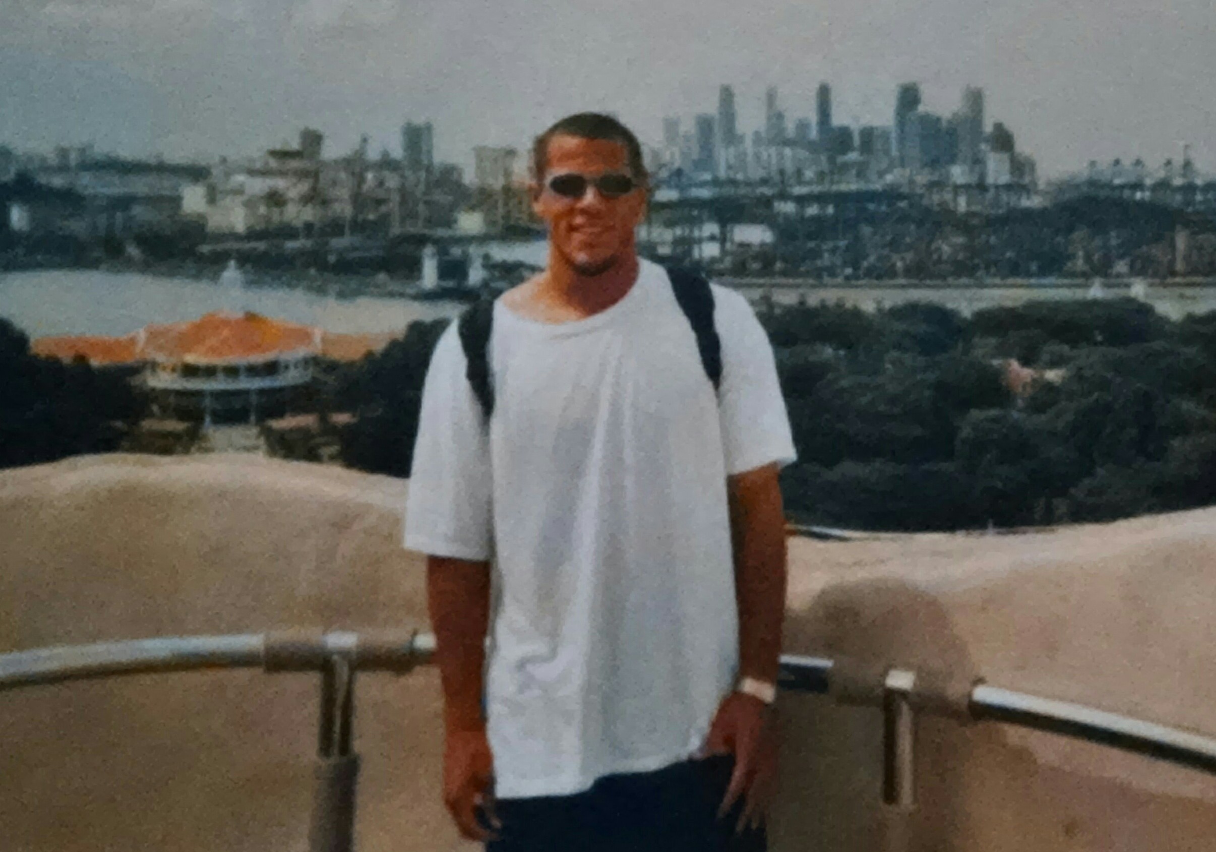 Jeremie Piette in Singapore as a professional soccer player - from the personal collection