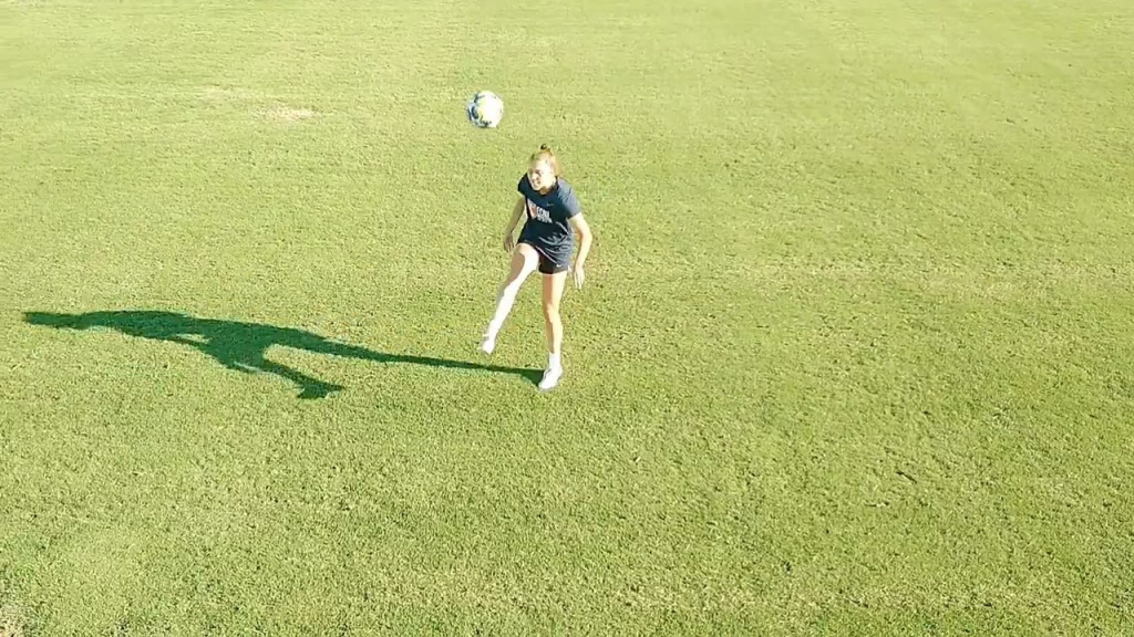 receiving long balls
