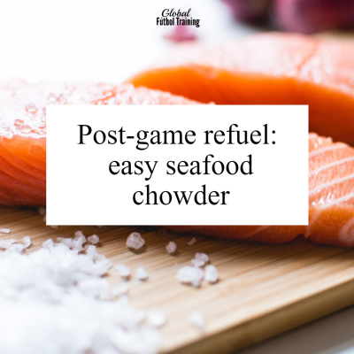 Easy recipe homemade seafood chowder [Post-Game Refuel]