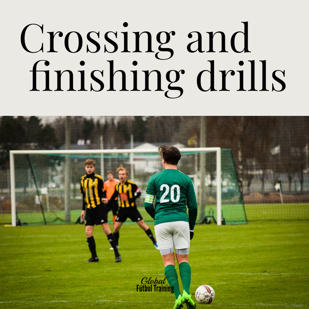 Crossing and finishing drills [Soccer training] video