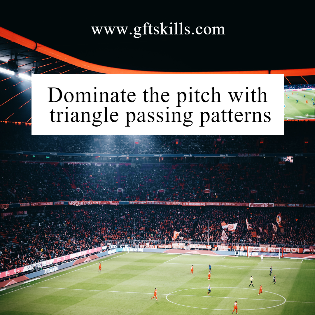 Triangle passing tips in soccer Global Futbol Training video