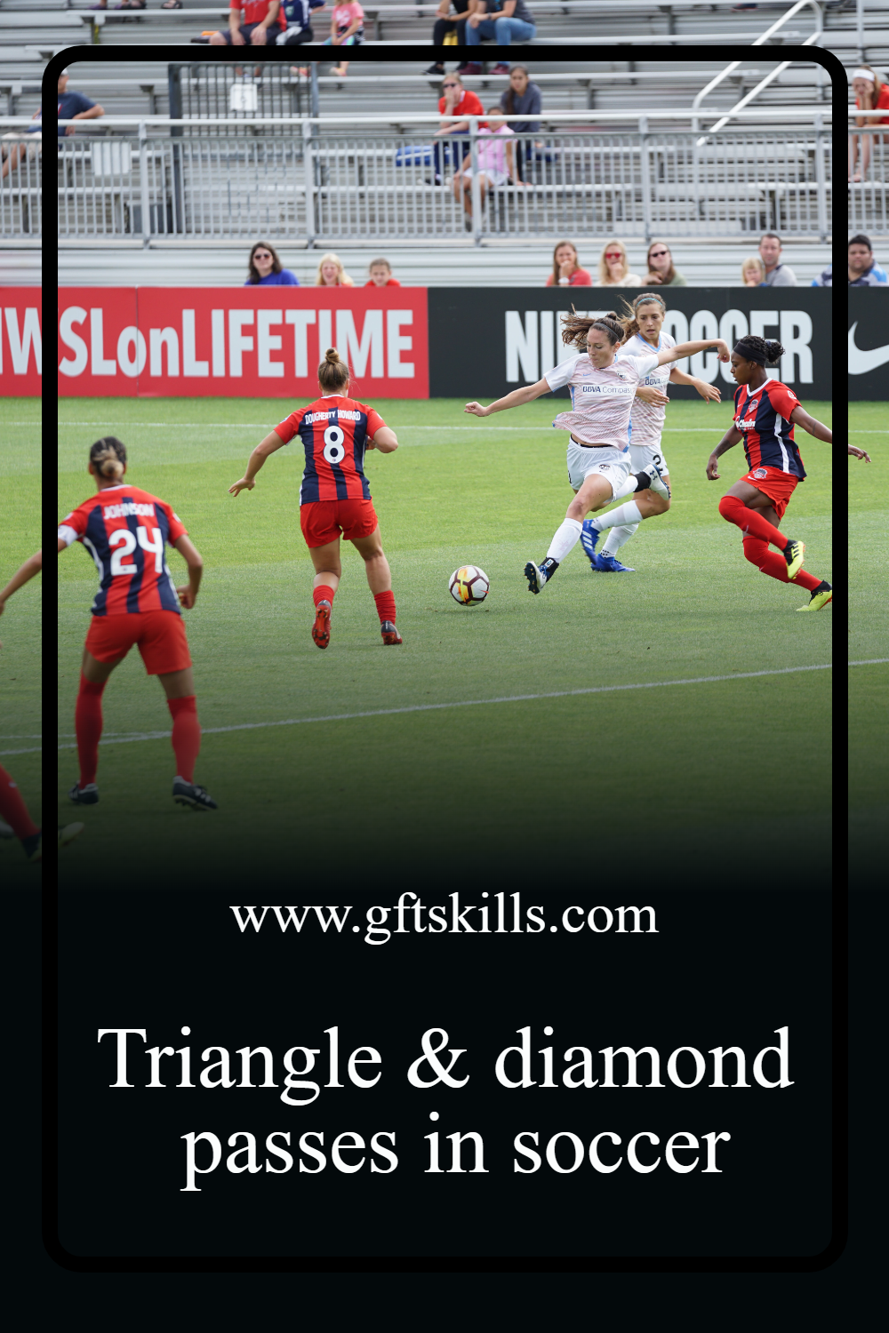 Triangle passing tips in soccer Global Futbol Training video