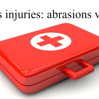 Skin injuries in sports [abrasions & cuts]: get back to the game faster