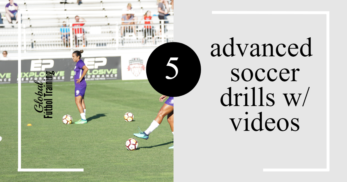 5 advanced soccer drills [master both sides to trap] video