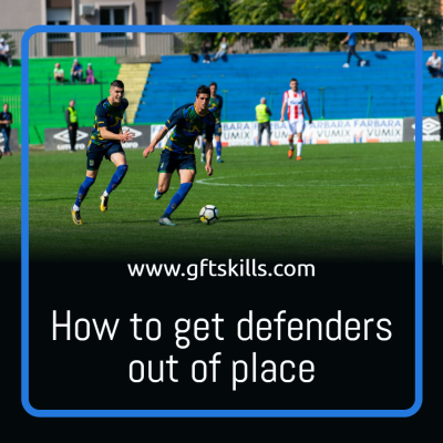 Moving defenders to create more chances in soccer